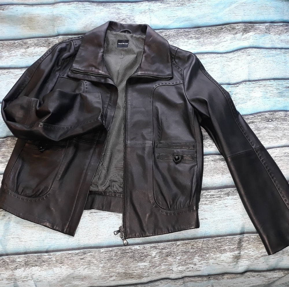 Pennyblack Max Mara Leather Jacket small